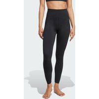 adidas Mallas All Me Luxe Largo 7/8 Corte Alto Negro - Mujer