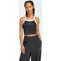 adidas Playera Sin Mangas Graphic Seasonal Essentials Colorpop Bordada Negro - Mujer