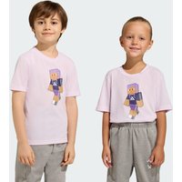 adidas Playera DE Entrenamiento Adidas Minecraft Ice Lavender - Niño