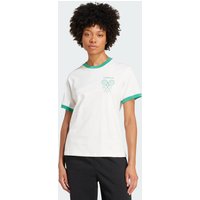 adidas Playera Regular Retro de Tenis Blanco - Mujer
