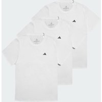 adidas 3-pack Playeras Algod贸n Blanco - Hombre