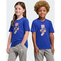 adidas Playera DE Entrenamiento Adidas Minecraft Semi Lucid Azul - Niño