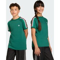 adidas Playera 3 Franjas Team Dark Verde - Niño