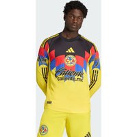 adidas Jersey Auténtico Local Club América 25/26 Manga Larga Amarillo - Hombre