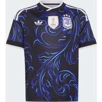 Adidas Argentina Kid's Jerseys/Replicas - Black - Size 7 - 8 Years - Poly Mesh