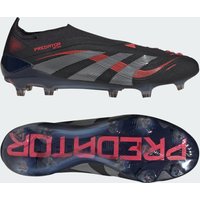 adidas Predator Elite Laceless FG Noir Gris Rouge Chaussure Predator Elite Terrain souple