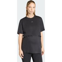 adidas Playera Workout de Maternidad Negro - Mujer
