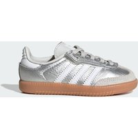 Adidas Kids Samba OG Infant Trainers Silver Metallic White Gum Multi, 9infant