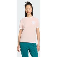 adidas Playera Adidas Originals SS Lace Branding Sandy Rosa - Mujer