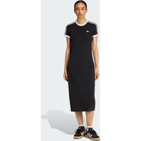 adidas Vestido 3 Franjas (Ajustada) Negro - Mujer