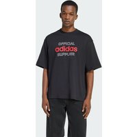 adidas Playera Teamgeist Vintage Graphic Negro - Hombre