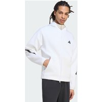 Adidas Z.n.e. Full Zip Track Top Men Track Tops - White - Size L - Poly Mesh