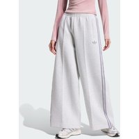 Adidas Spacer Tracksuit Bottoms Women Pants - Grey - Size S (8-10) - Cotton Jersey