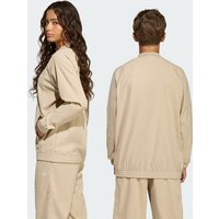 adidas Chamarra Deportiva Sst Oversize DE Corduroy Stone Khaki - Niño