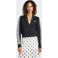 adidas Chamarra Deportiva Sst Con Cuello en V Negro - Mujer