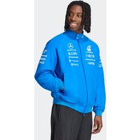 adidas MERCEDES - AMG PETRONAS FORMULA 1 TEAM Blue WONDER DRIVER HARRINGTON JACKET Motorsport XS Men Blue Bird / White