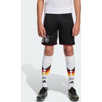 Adidas Germany Kid's Shorts - Black - Size 11 - 12 Years - Poly Jersey