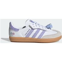 adidas CARE BEARS X ADIDAS SAMBA OG COMFORT CLOSURE ELASTIC LACE SHOES Lifestyle 10-K Kids Light Purple / White / Blue Dawn