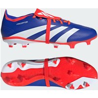 adidas Predator League FT FG Bleu Rouge Blanc Chaussure Predator League Fold-Over Tongue Terrain souple