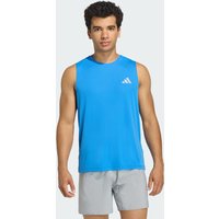 adidas Playera Sin Mangas de Running Adi365 Essentials Ray Azul - Hombre