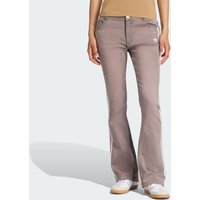 adidas Pantalones Teamgeist LR Adilenium Season 4 de Tejido Denim Ajustados New Rose - Mujer