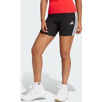 adidas Biker Shorts Essentials 3 Franjas Corte Alto Negro - Mujer