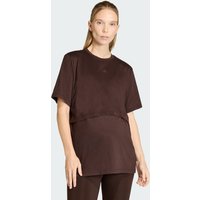 adidas Playera Workout de Maternidad Aurora Coffee - Mujer