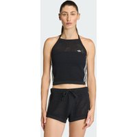 adidas Top DE Tejido Crochet Negro - Mujer