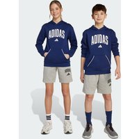 adidas Short Para Niños Essentials de Temporada Con TipografÃa Universitaria Medium Gris Gris - Niño