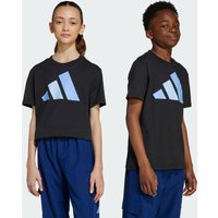 adidas Essentials T-Shirt Kids boys's Children's T shirt in Black