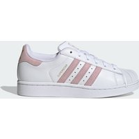 adidas Womens Superstar II Trainers White Clear Pink White, 4.5