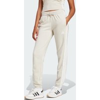 adidas Pantalón Cuffed Essentials Tres Franjas Beige - Mujer