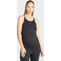 adidas Playera Sin Mangas Workout de Maternidad Negro - Mujer