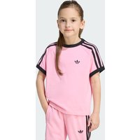 adidas Playera 3 Franjas Light Rosa - Niño