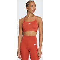 adidas Top Deportivo de Entrenamiento Aeroreact 3 Franjas Alterojo Amber - Mujer