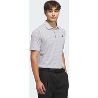 adidas Playera Polo Performance Two-color Stripe Blanco - Hombre