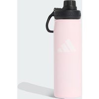 adidas Botella Met谩lica Con Tap贸n de Rosca 0.6 L Clear Rosa -