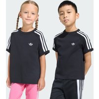adidas Playera 3 Franjas Negro - Niño