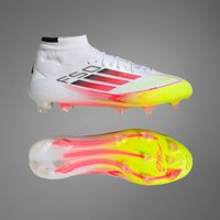 adidas Calzado de Fútbol F50 Elite Mid Terreno Firme Blanco - Mujer