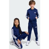 Adidas Essentials Tracksuit Unisex Tracksuits - Blue - Size 5 - 6 Years - Poly Mesh