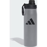 adidas Botella Met谩lica Con Tap贸n de Rosca 0.6 L Gris -
