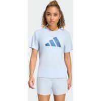 adidas Playera de Running Adi365 Essentials Brand Love Crystal Sky - Mujer