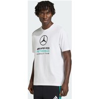 adidas MERCEDES - AMG PETRONAS FORMULA 1 TEAM DNA GRAPHIC TEE Motorsport XS Men White / Semi Green Rush