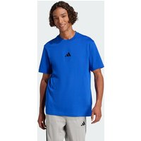 adidas Playera de Tejido de Punto Jersey Essentials Con Logo Pequeño Royal Azul - Hombre