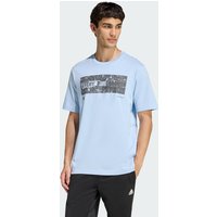 adidas Playera Gráfico Stadium Fans Glow Azul - Hombre