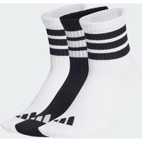 adidas Calcetines Acanalados 3 Pares Kids Blanco -