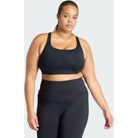 Optime Workout 3-Stripes Medium Support Bra (Plus Size)