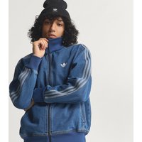 adidas Chamarra Deportiva Adicolor Denim Firebird Azul - Hombre