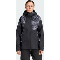 Women's hybrid hiking jacket adidas Terrex Xperior Primeknit Spray Dye Climaproof