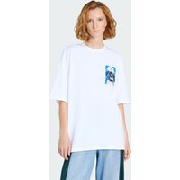 adidas Playera Adidas Originals Gfx Sstr Blanco - Mujer